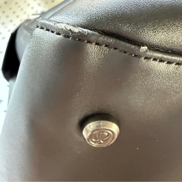 lululemon athletica Happy Hatha Hour Bag Black Yoga Gym Workout Work Tote - Picture 15 of 17